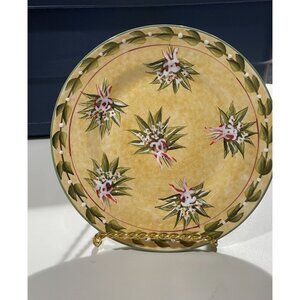 Hand-Painted Yankee Candle Company Ceramic Plate Tropical Design 10"